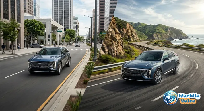 Do the driving modes in cadillac lyriq offer different ranges or battery usages
