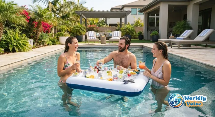 inflatable bar for swimming pool