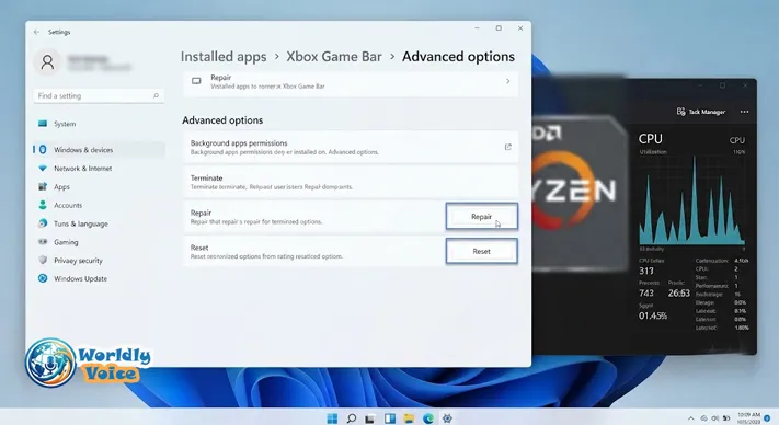 microsoft game bar ryzen cpu issues