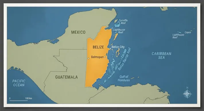 where is belize located