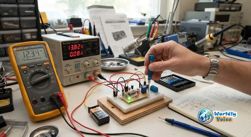 How to Make a 12V Battery Charging Indicator at Home