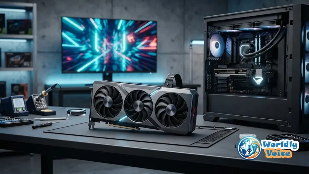 Best Gaming Graphics Card 2026: Ultimate GPU Buying Guide Best gaming graphics card 2026 buying guide image showing a modern GPU, gaming PC components, and 4K gaming setup.