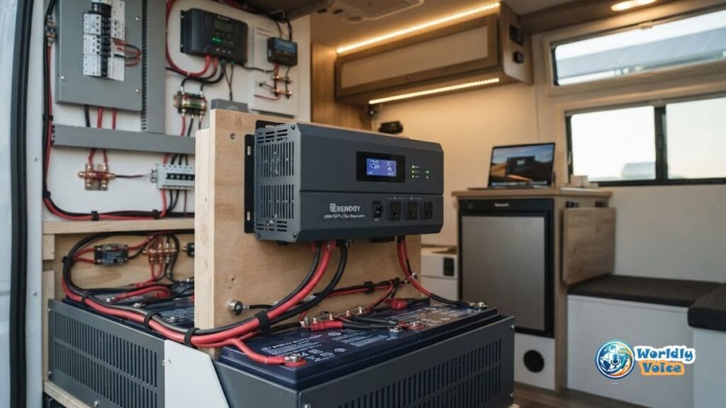 Renogy 3000 Watt Inverter: Specs, Performance, and What It Can Run Renogy 3000 watt inverter connected to a 12V battery bank in an off-grid solar power setup