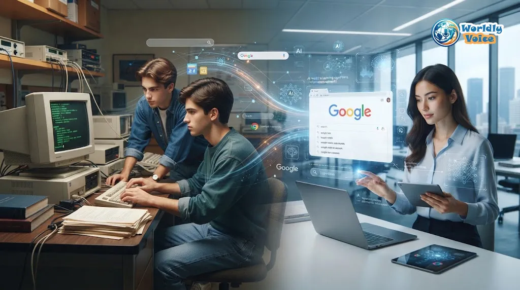 How Old Is Google? Founding Date, History, and Milestones Explained Visual representation of Google's history from its Stanford origins to modern AI-powered search