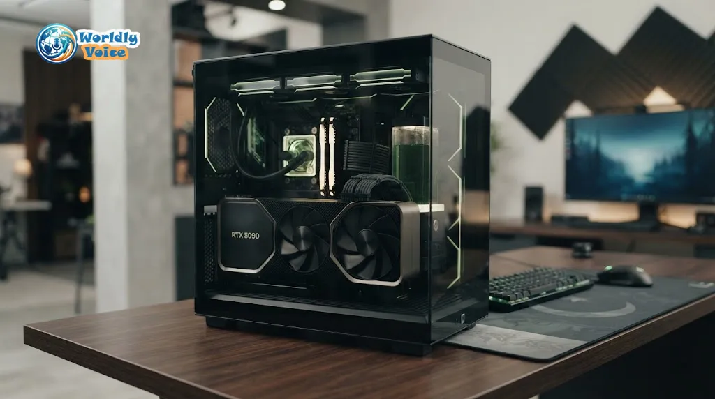 Nvidia RTX 5090 Price in Pakistan: Specs, Variants, and Local Availability High-end gaming PC featuring an NVIDIA GeForce RTX 5090 graphics card for the Pakistani market