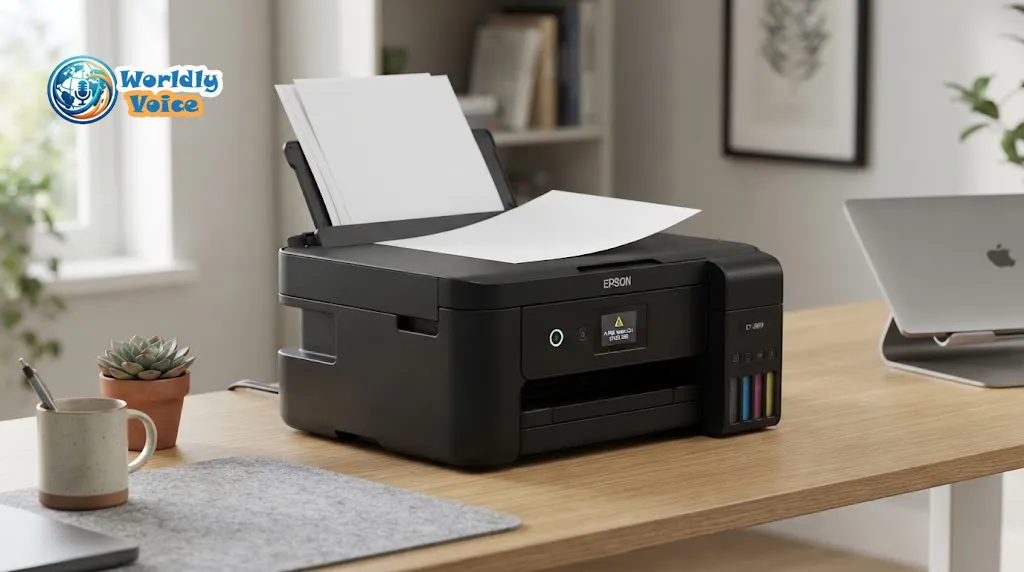 Epson ET-2800 Paper Mismatch Error: 7 Easy Fixes Epson ET-2800 printer showing a paper mismatch error with A4 and Letter paper